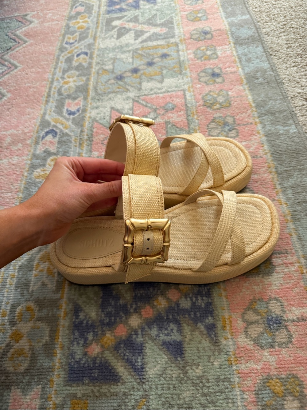 Schutz Platform Sandals